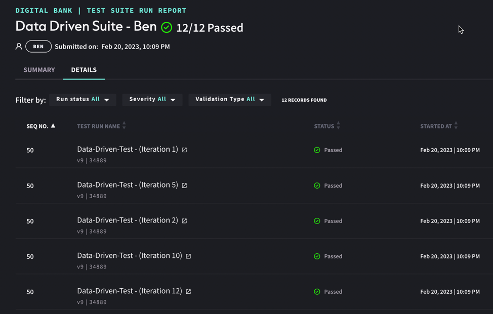 Click to view full size image Assert Script Success